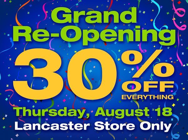 reopening sale