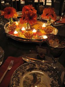 Thanksgiving table decor