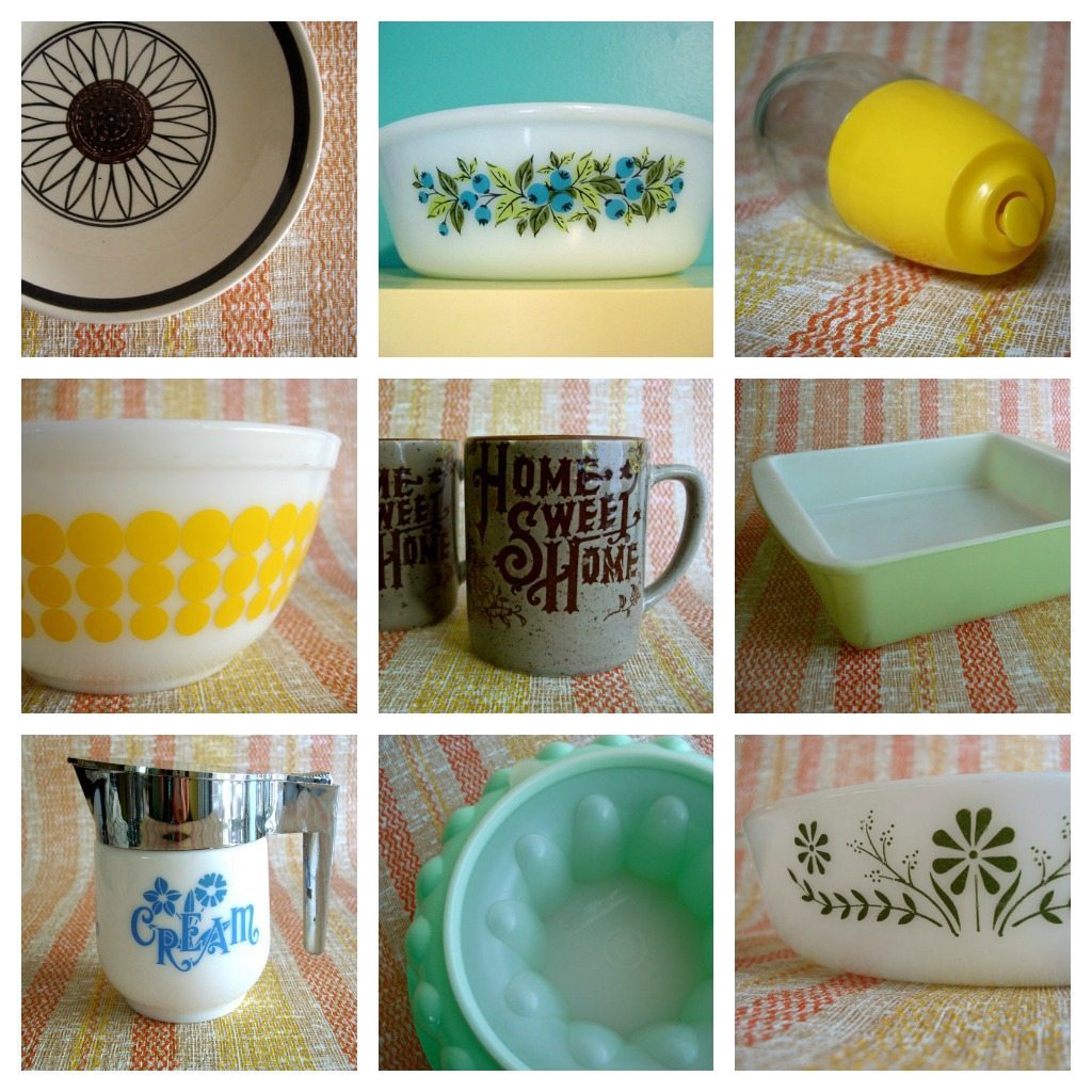 Vintage dishes