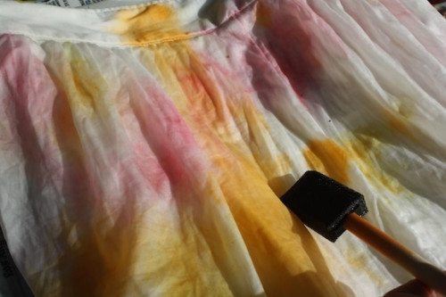 watercolor skirt