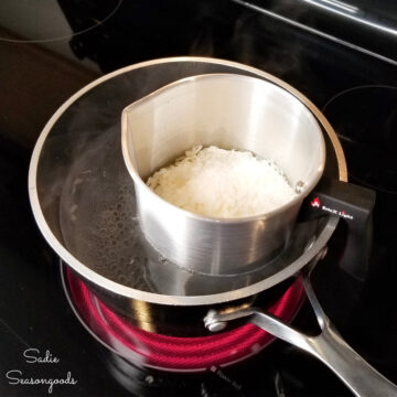 double boiler candle making