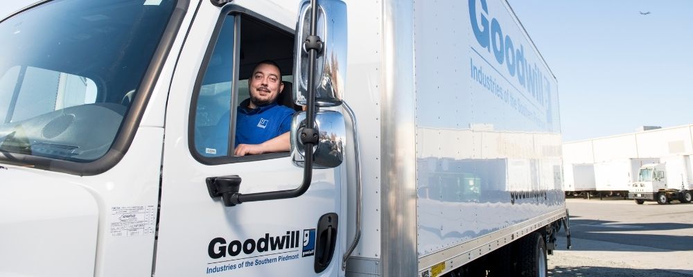 Goodwill truck donations