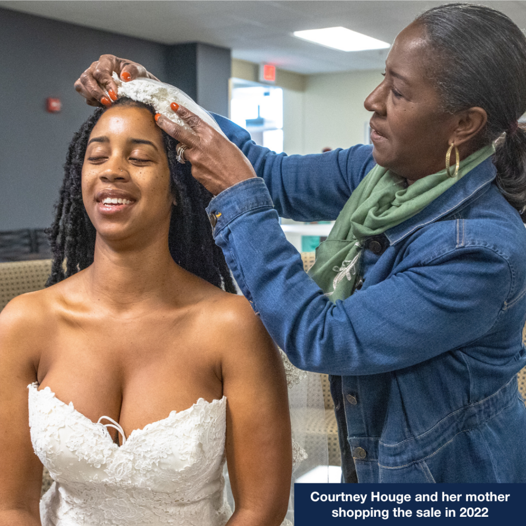 Brides Say Yes to the Dress at Goodwill s Bridal Pop Up Sale