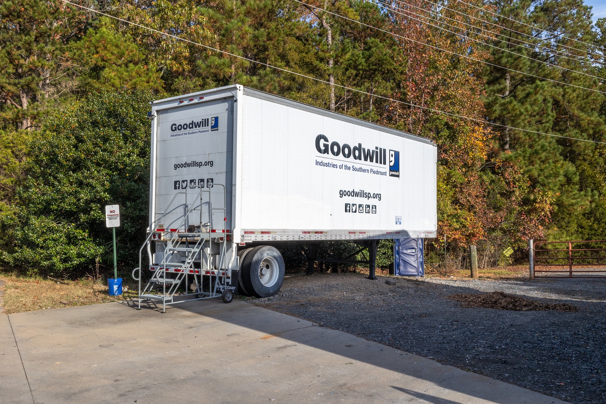 Goodwill's donation drop-off location in Ballantyne