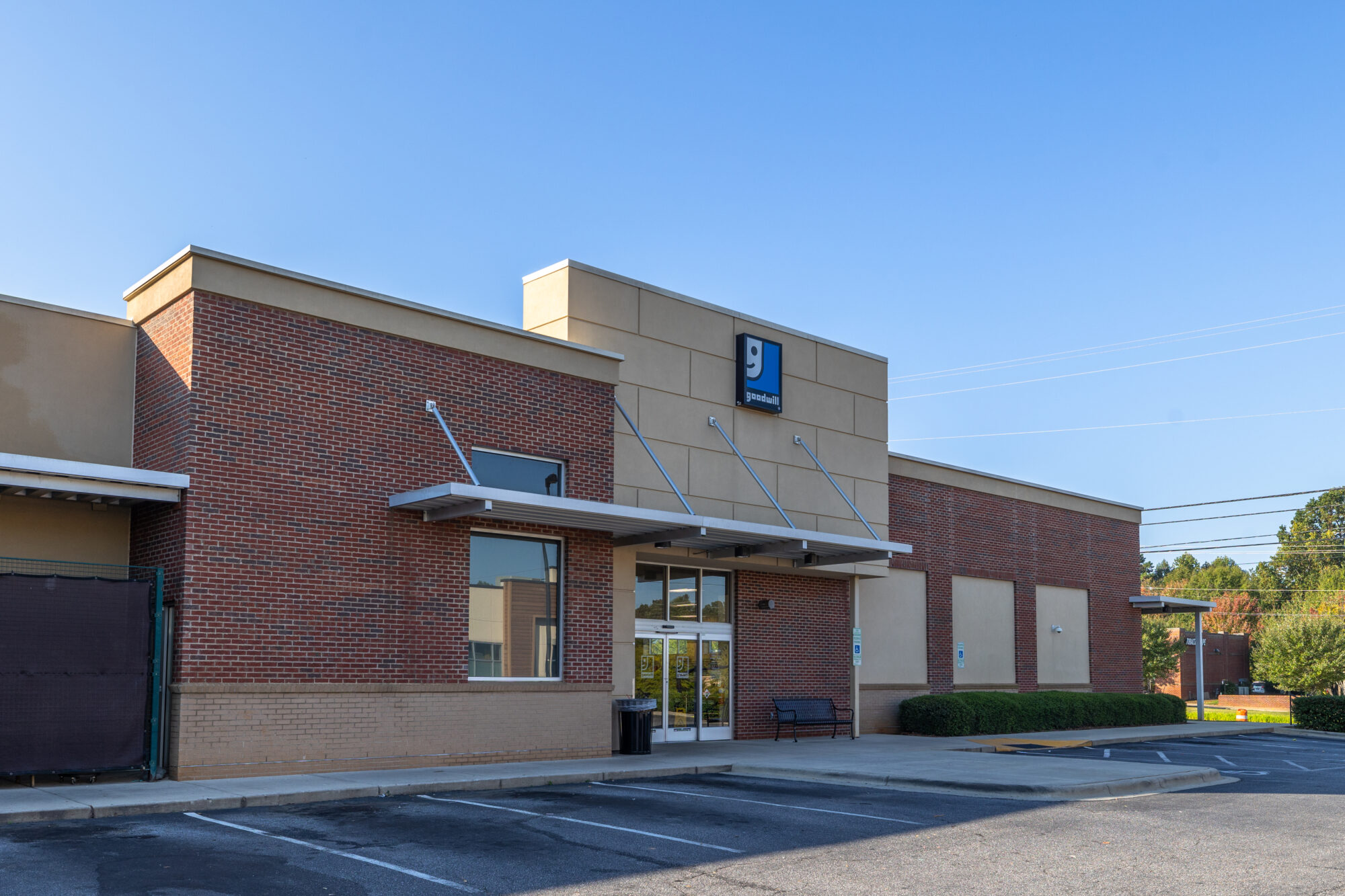 Goodwill store and donation center in Huntersville, NC.