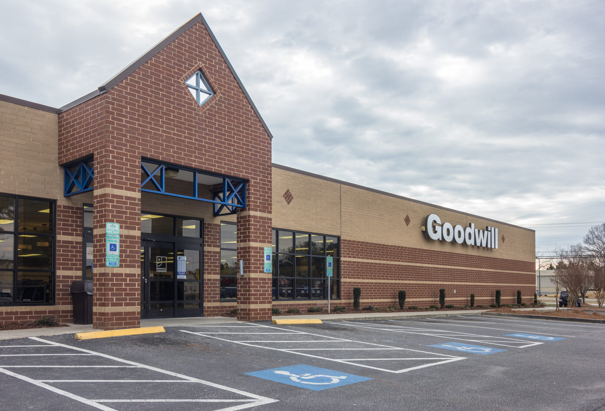 Goodwill store and donation center in Lancaster, SC.