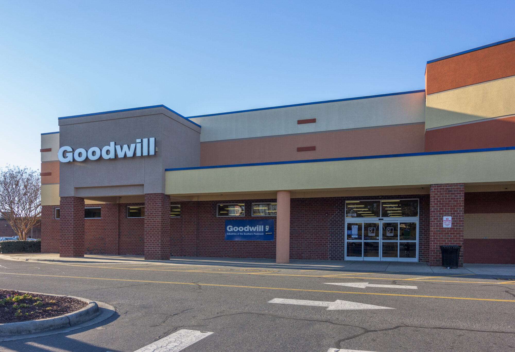 Goodwill store and donation center in Pineville, NC.