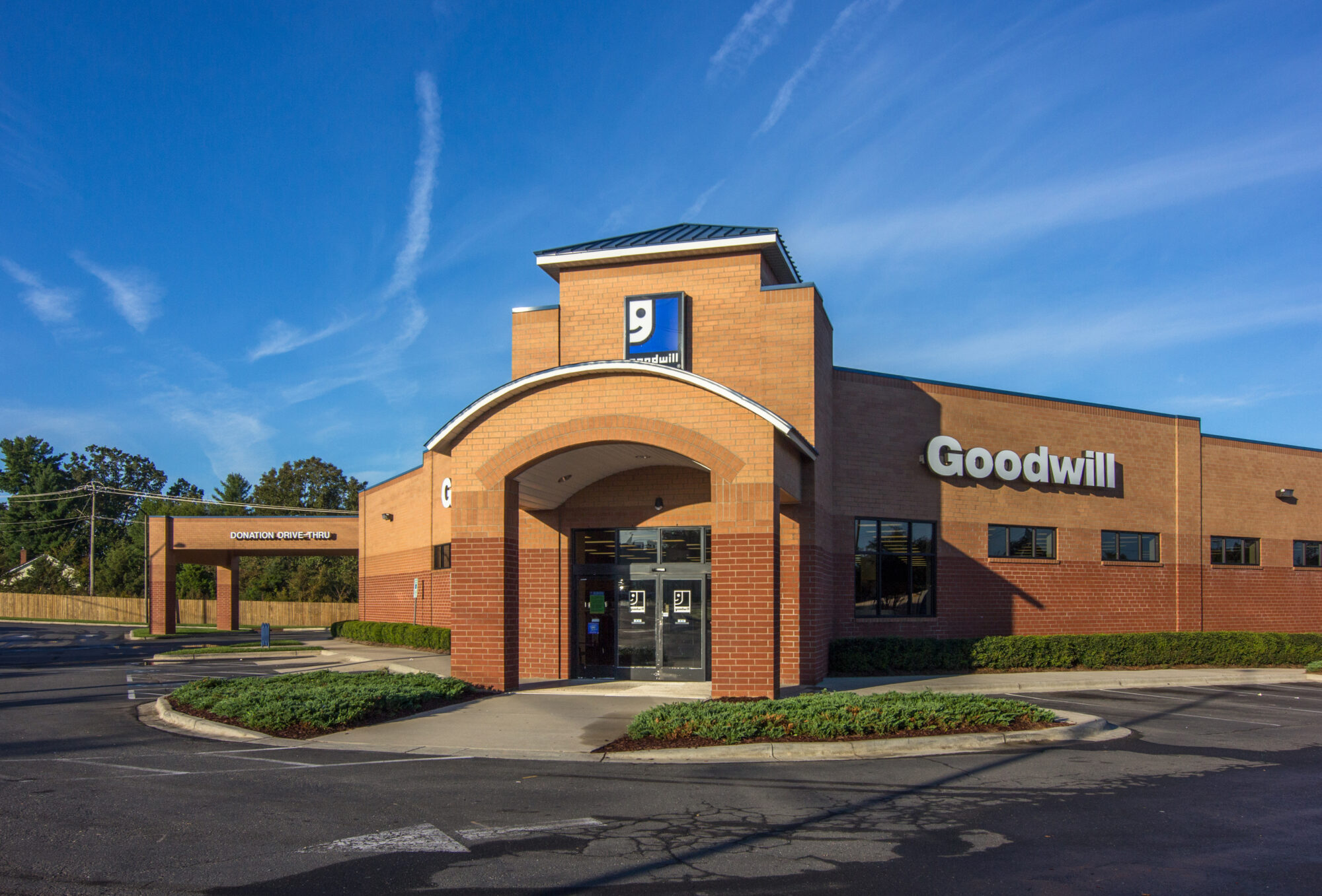 Goodwill store and donation center; Mt. Holly-Huntersville Road, Charlotte, NC