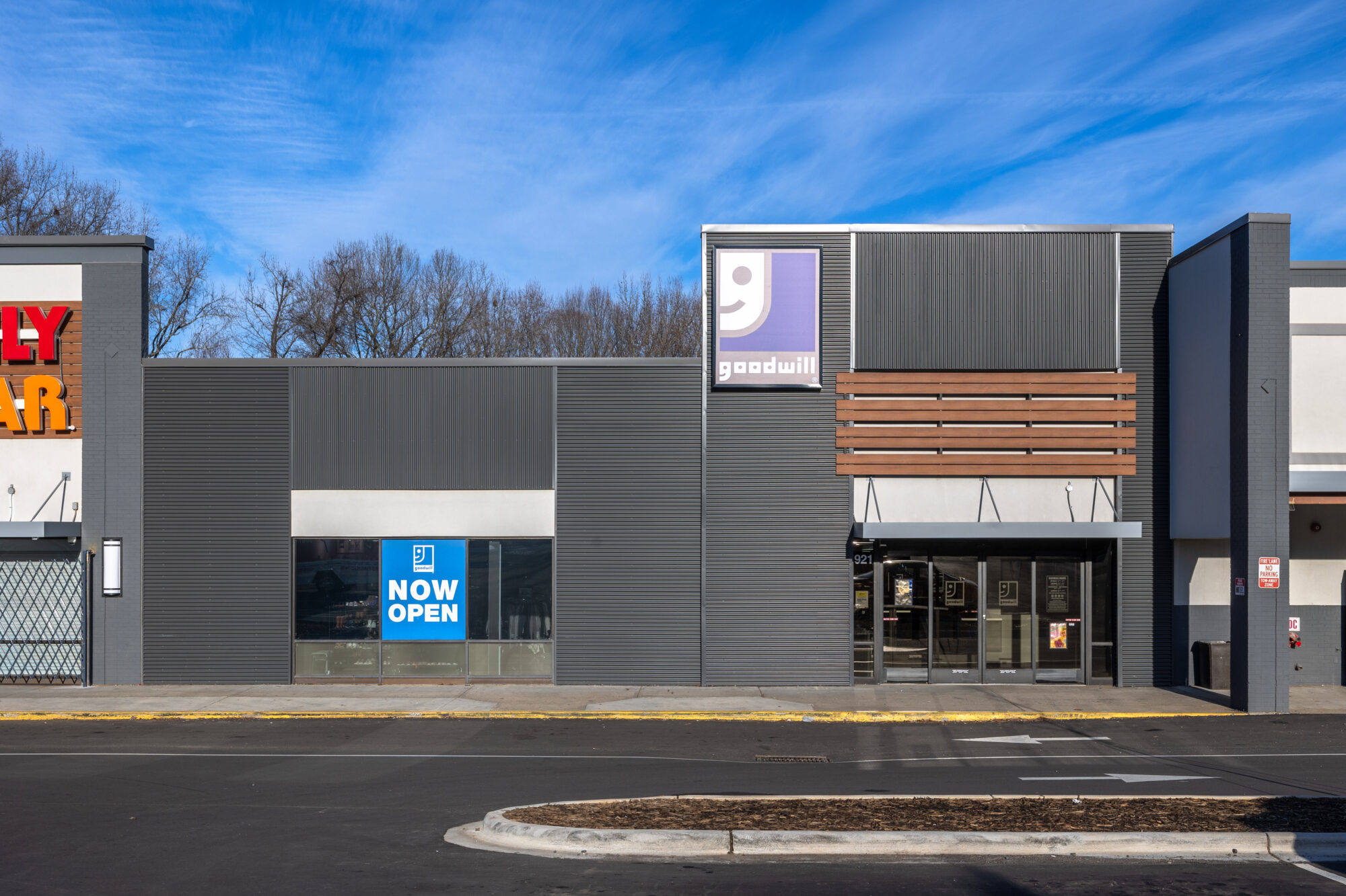 Goodwill store and donation center on Wendover Road in Charlotte, NC.