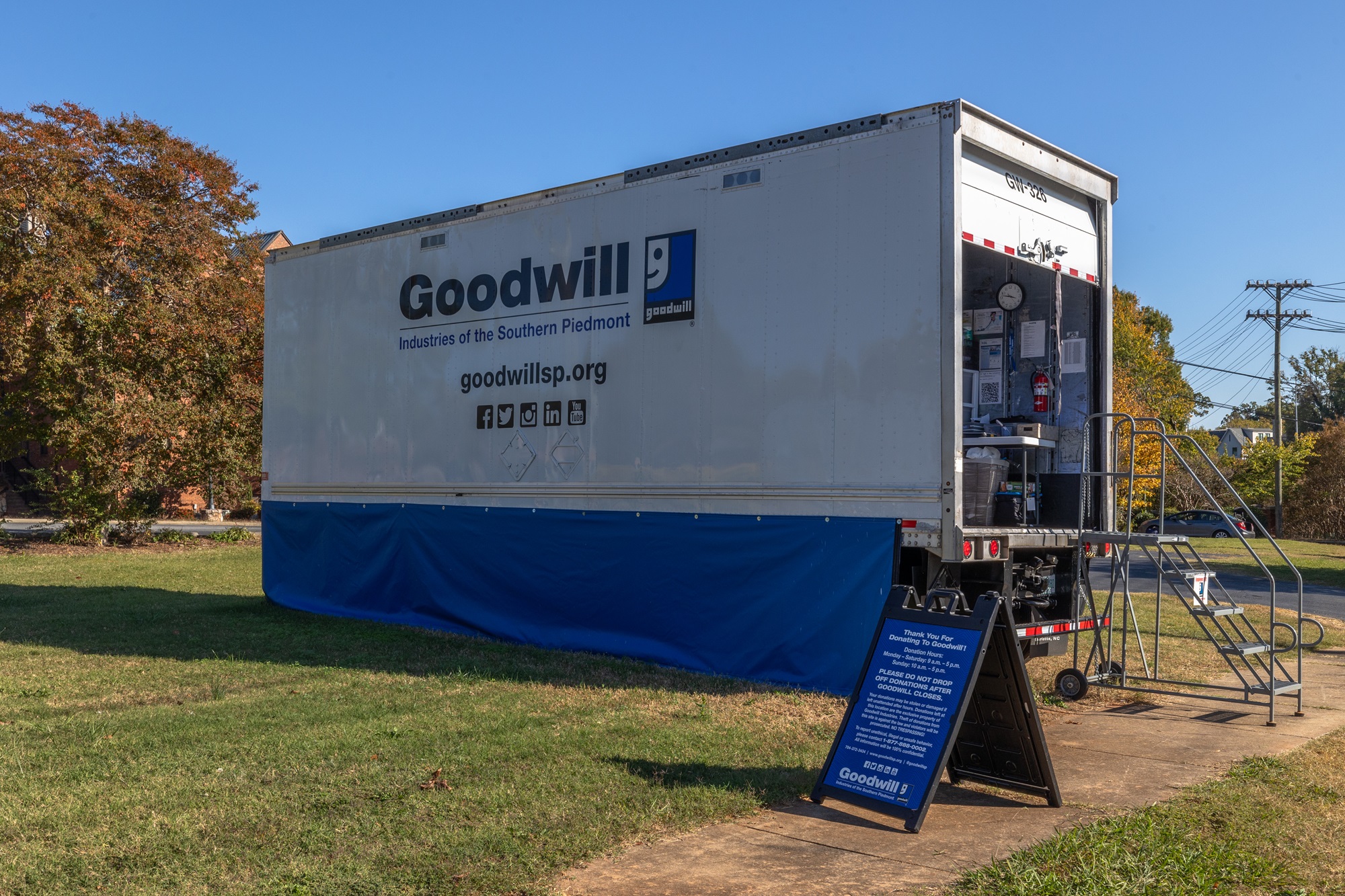 Goodwill's drop-off location in Plaza Midwood