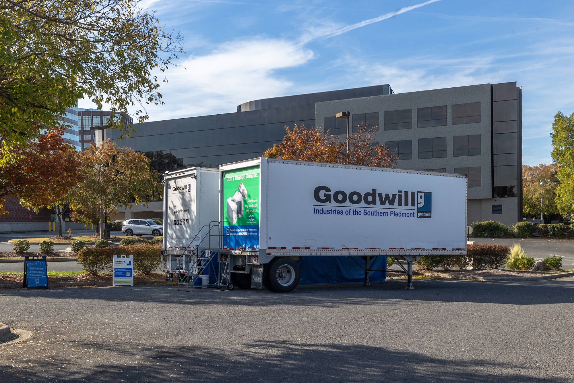 Goodwill's donation drop-off location in SouthPark