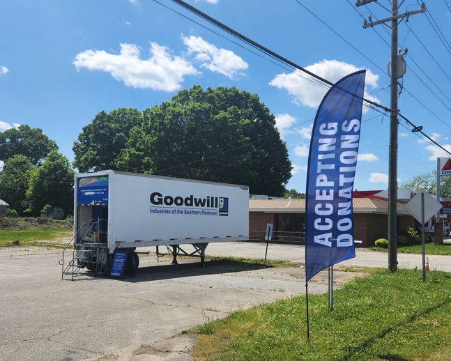 Goodwill donation drop-off location on Highway 16 in Denver, NC