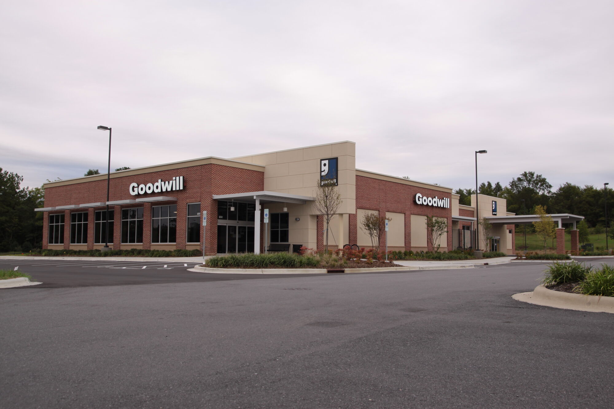 Goodwill store and donation center in Rock Hill, SC.