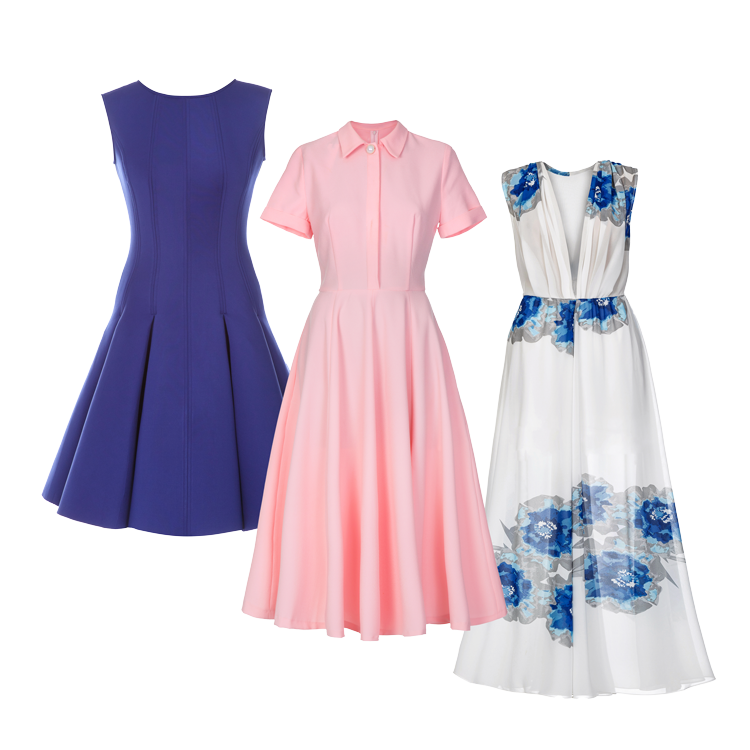 Assorted women's dresses