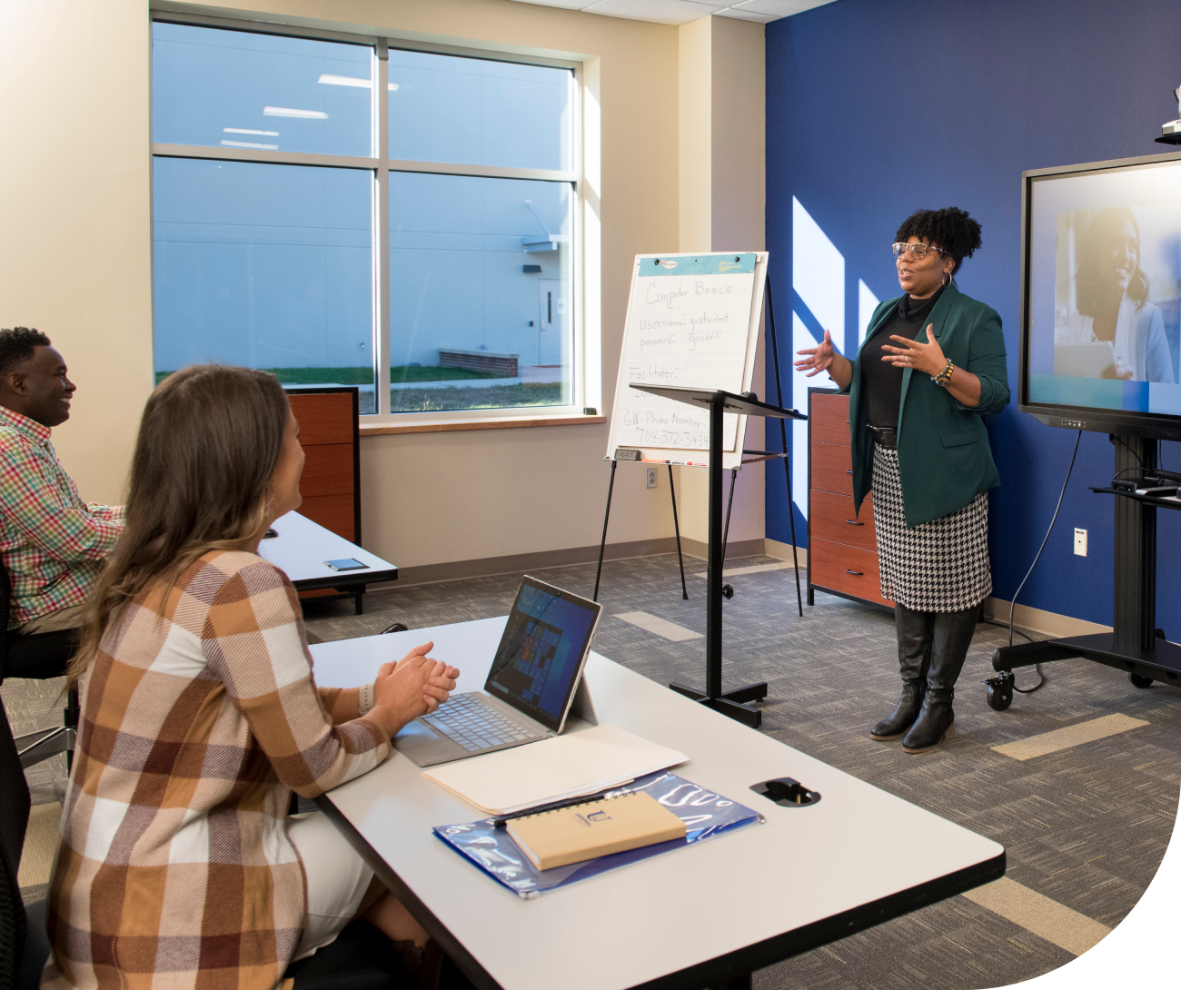 A career training course being taught at Goodwill Industries of the Southern Piedmont