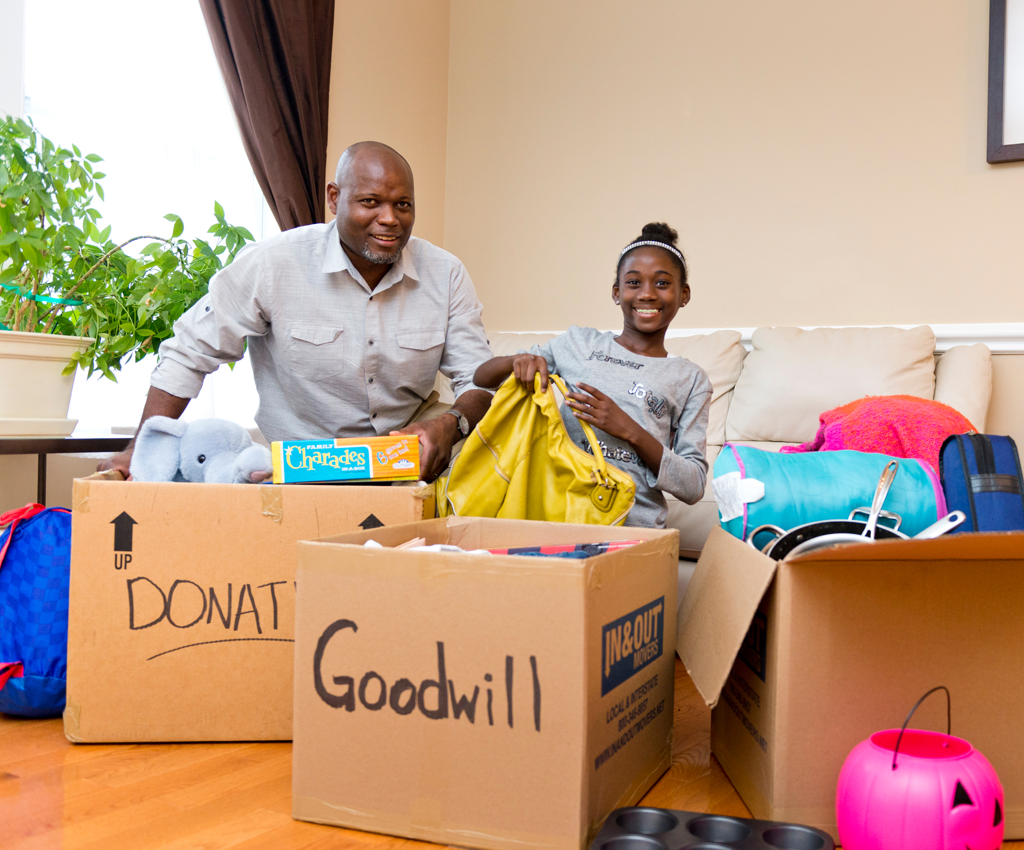 Declutter and support Goodwill at the same time by hosting or supporting a donation drive!