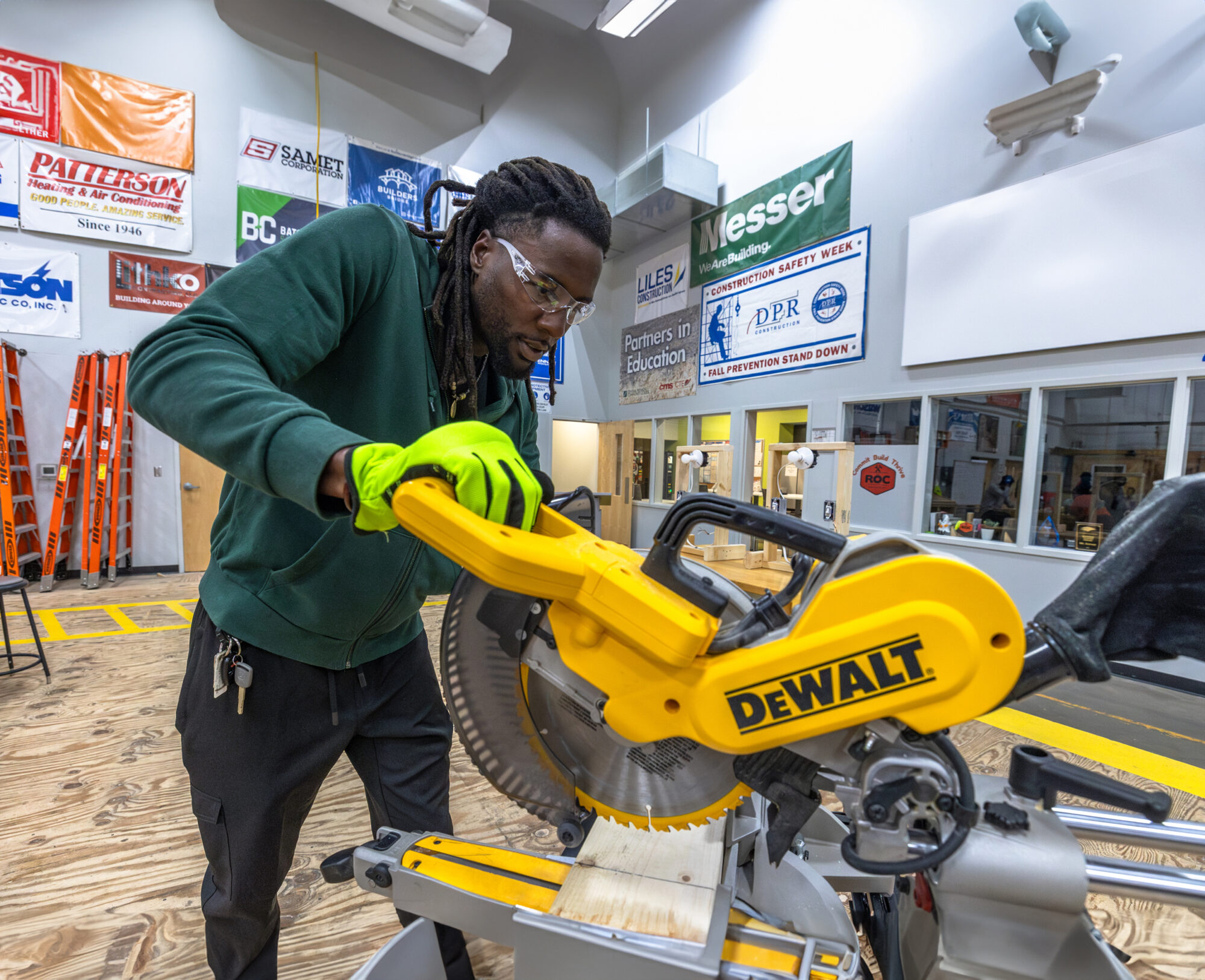 Goodwill offers a Commercial Carpentry training course